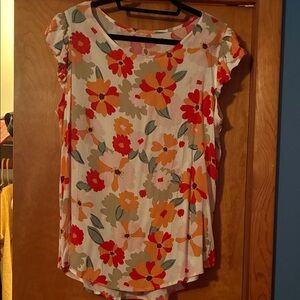 Floral Women's Top - Multicolor